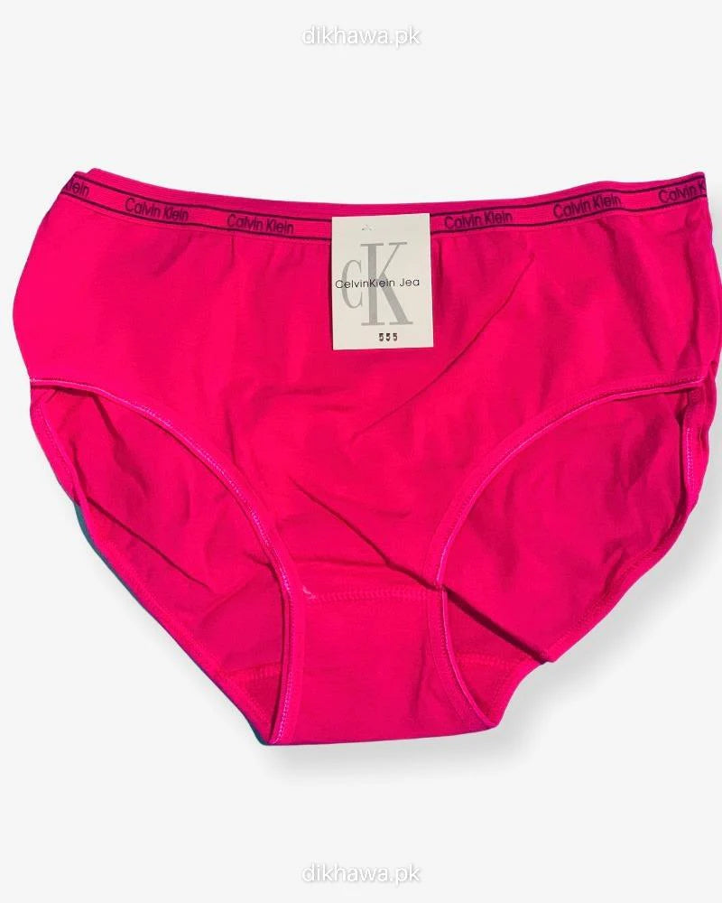 Pack of 3 Classic Cotton Brief Panties – Soft & Comfortable (Mix Colors)