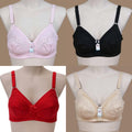 Flourish Pure  PACK OF 4 DEAL Cotton Plus Size Bra – Non-Padded, Non-Wired Full Coverage Bra