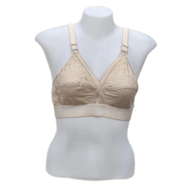 Pack of 2 Cotton Embroided Bra - Non-Padded & Non-Wired