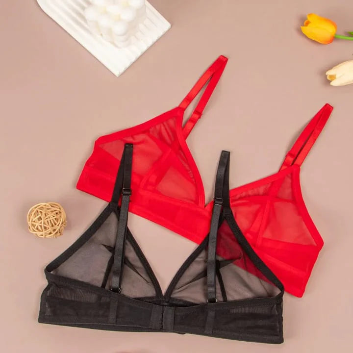 Elegant Full Net Comfort Bra – Soft, Breathable & Everyday Fit