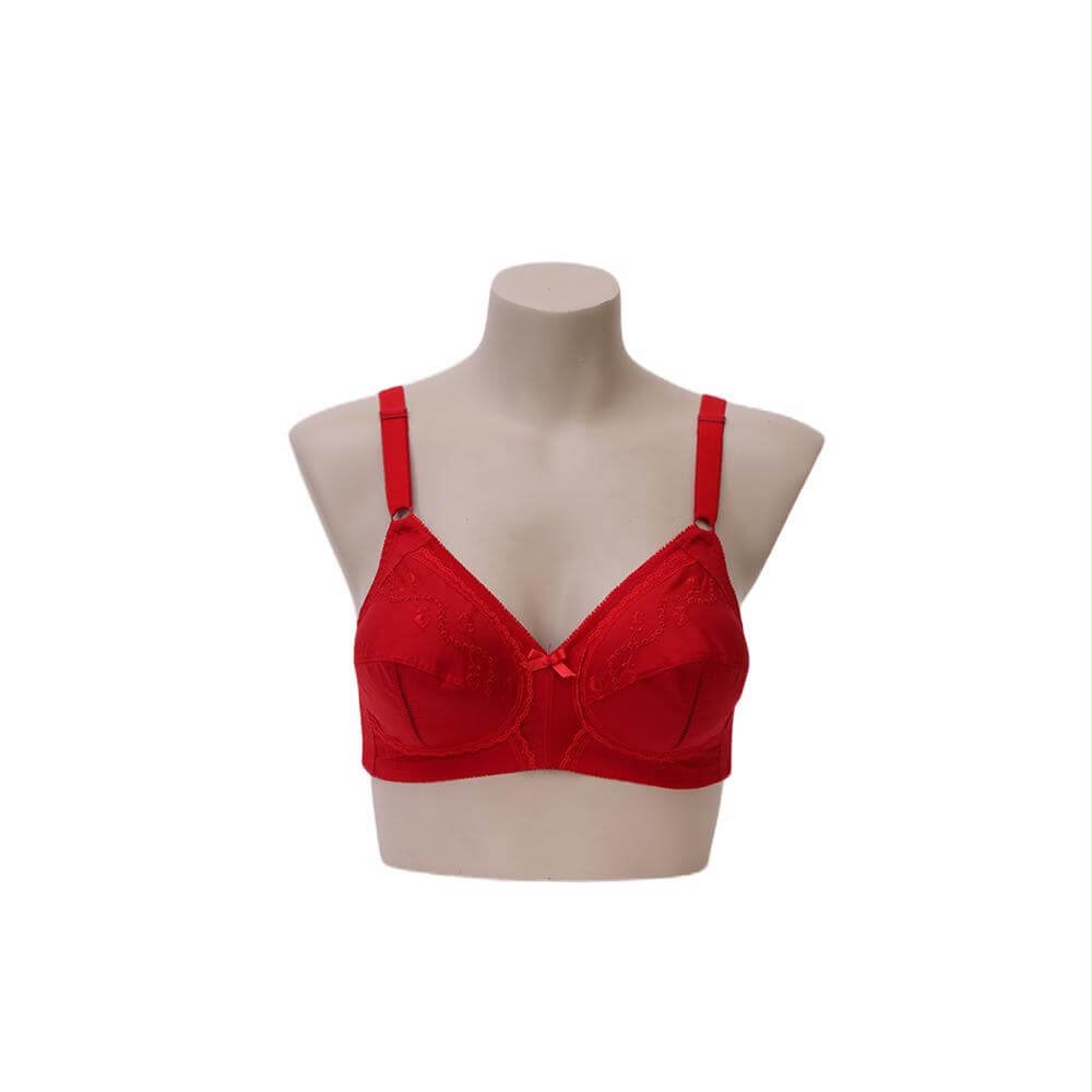 Flourish Pure  PACK OF 4 DEAL Cotton Plus Size Bra – Non-Padded, Non-Wired Full Coverage Bra