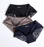 Pack of 3 Soft Cotton Net Panties for Women – Breathable & Comfortable