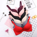 Plus Size Push-Up Seamless Ultra-Thin Sexy Sports Bra