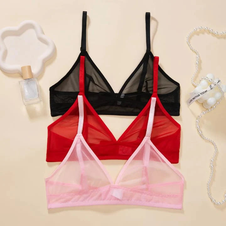 Elegant Full Net Comfort Bra – Soft, Breathable & Everyday Fit