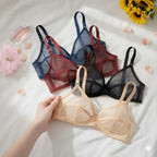 4 Pack Full Net Transparent Bras