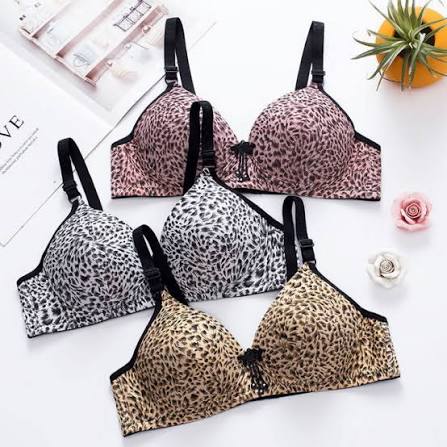 Premium Leopard Print Comfort Bra – Padded & Wire-Free